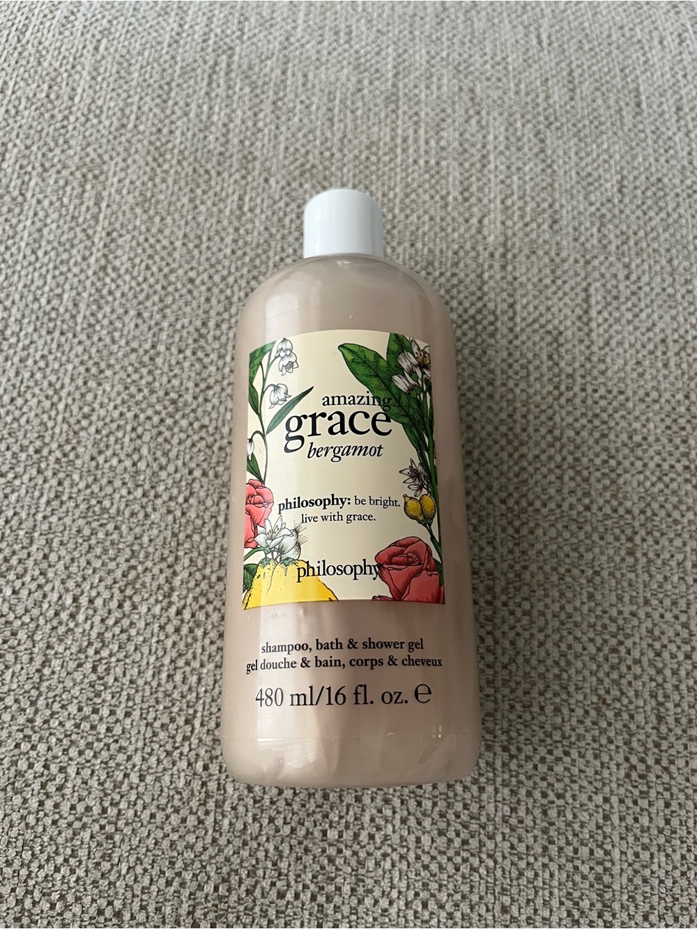 Philosophy Amazing Grace BERGAMOT  Shampoo, Bath & Shower Gel 16 oz NEW - Picture 3 of 4